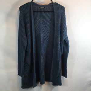 Pink Clover Medium Blue Long Sleeve Cardigan